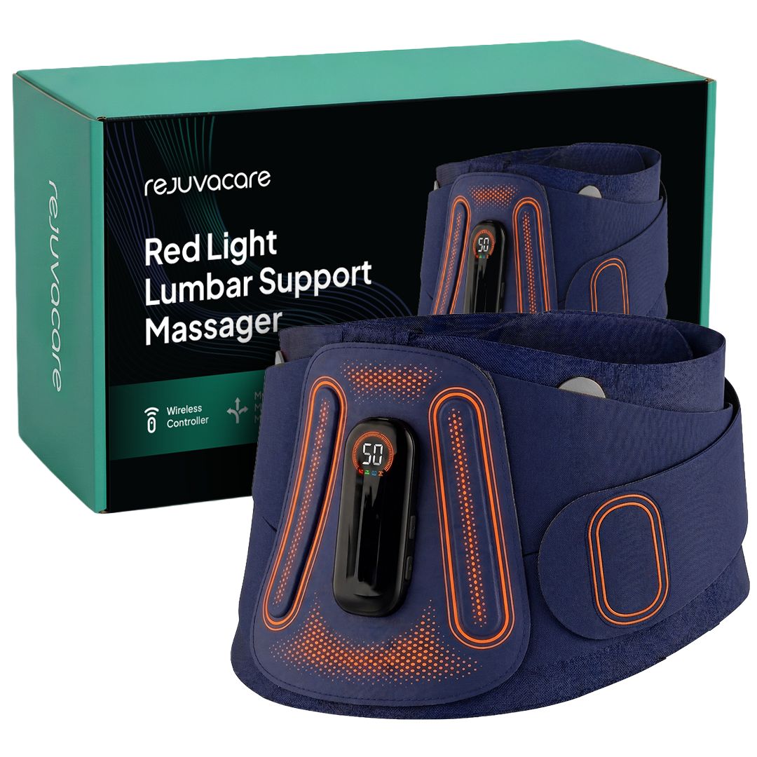1x Red Light Lumbar Support Massager